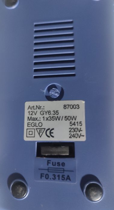 Candeeiro de Secretária