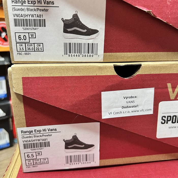 Кросівки Vans Range Exp Hi, розміри 36, 36,5. Оригінал!!!