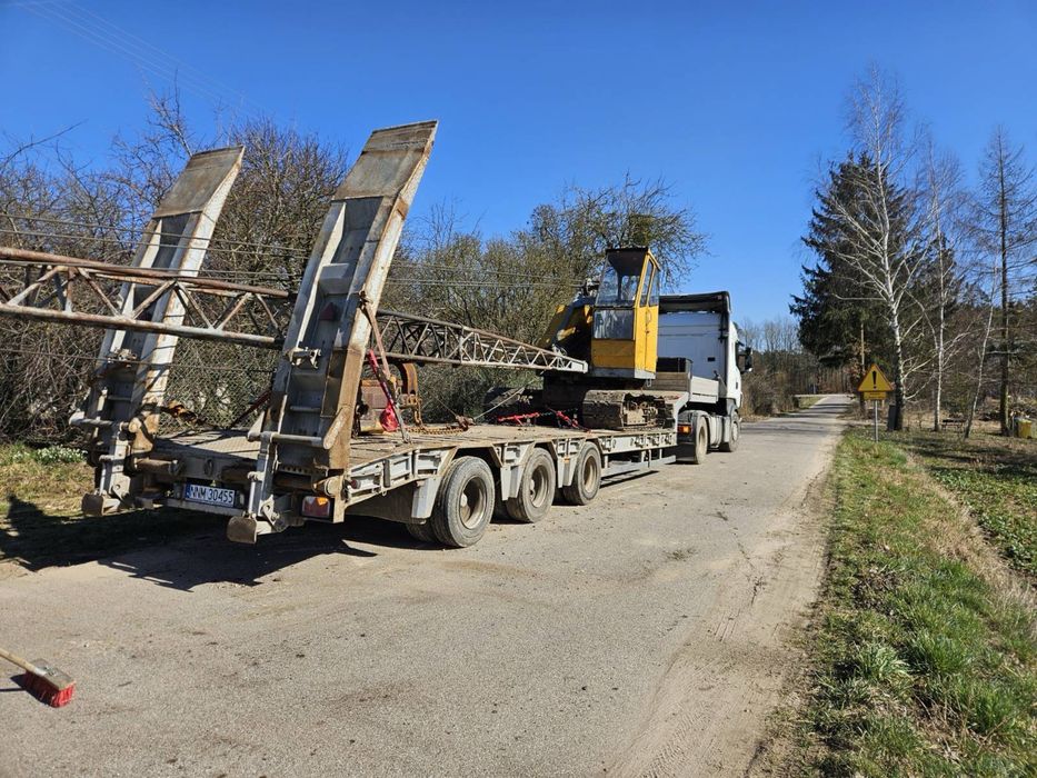 Transport zbóż kukurydzy maszyny budowlane rolnicze ponadgabaryty