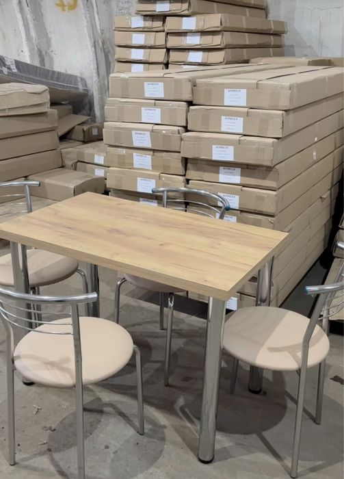 Стіл кухонний розкладний обідній Стол кухонный в кухню Комплект