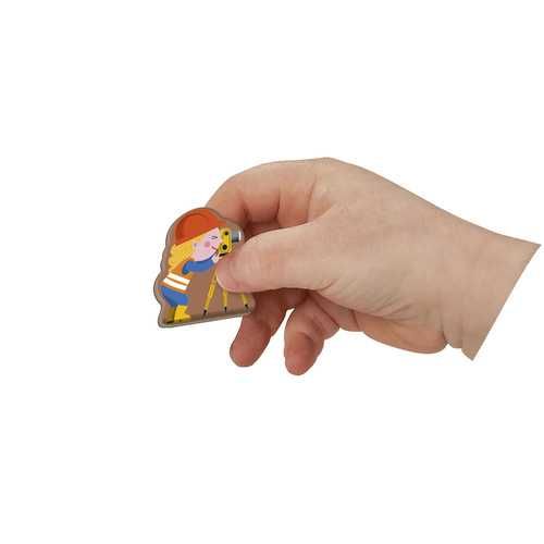 Plac budowy  Magnetibook Janod układanka puzzle magnetyczne magnesy