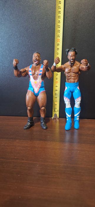 WWE Wrestling zestaw 2 figurek Mattel team Big E & Kofi Kingston