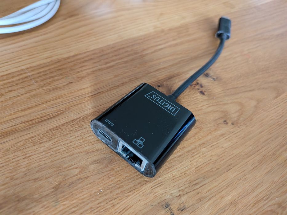 Chromecast with Google TV 4K (Model GZRNL) + adapter Ethernet
