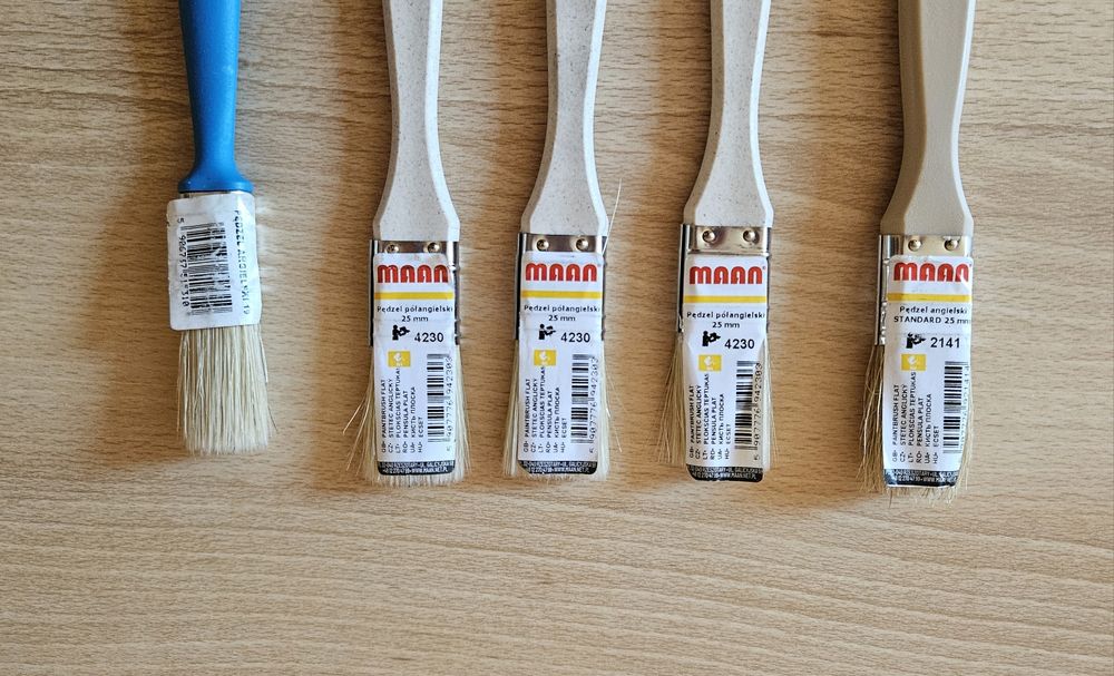 Nowe pędzle do remontu