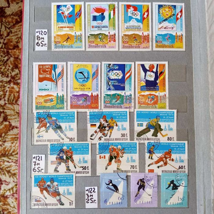 Марки, коллекция большая