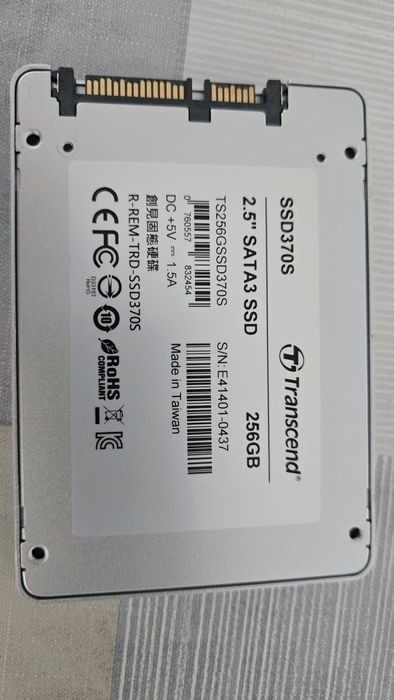 Dysk SSD Transcend 256gb sata3. 2.5"