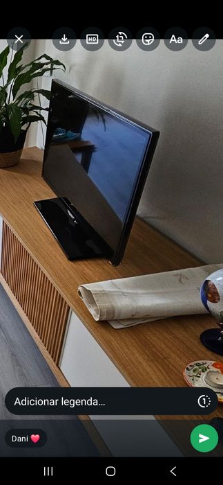 Smart Tv Samsung 32 polegadas e suporte