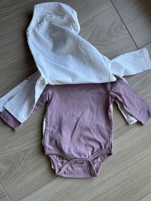 Zestaw body 62 dziewczynka