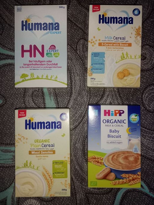 Каша дитяча humana manna,humana hn,humana rice