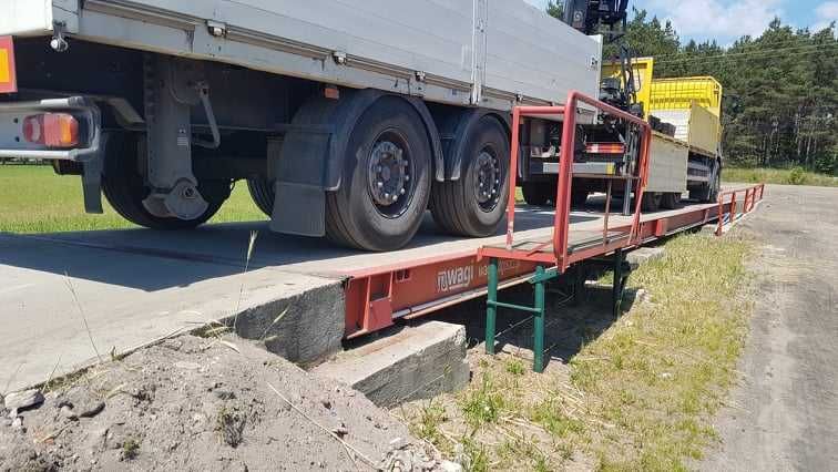 Waga samochodowa 50 - 60 ton z legalizacją. Budowa 14 - 18m u klienta