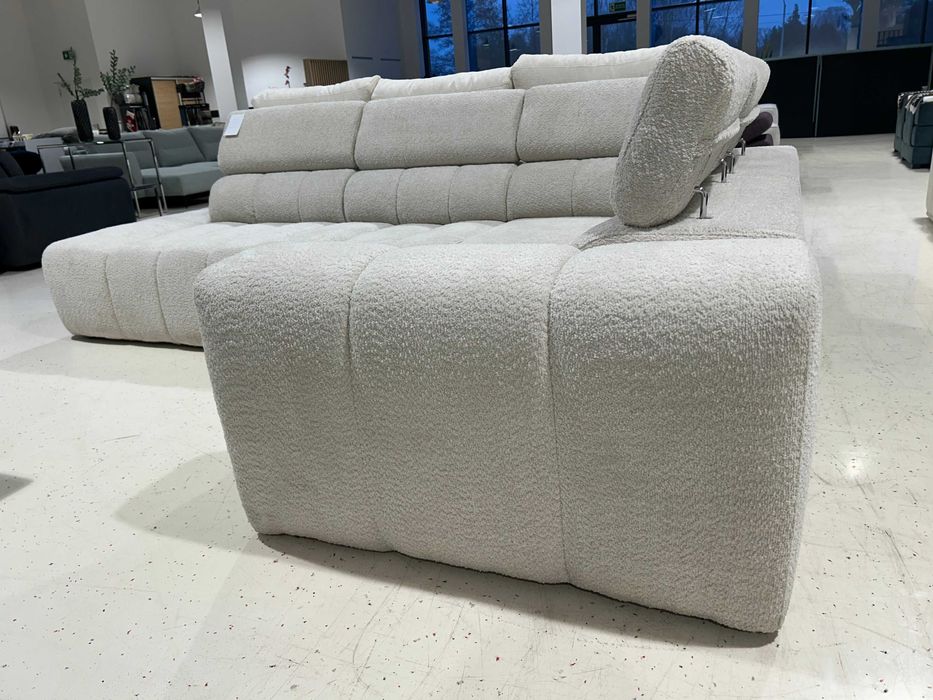 Designerski Narożnik SOFIQUE 295cm | Modna Tkanina Boucle | Ekspozycja