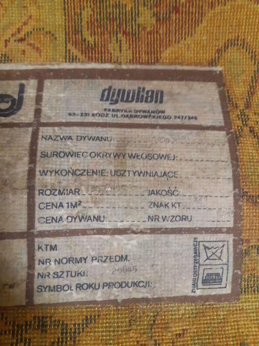 Dywan wełniany polski Dywilan 3×4metry