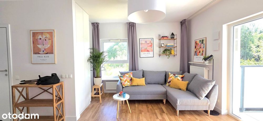 Słoneczne studio w centrum miasteczka Wilanów | Bezpośrednio