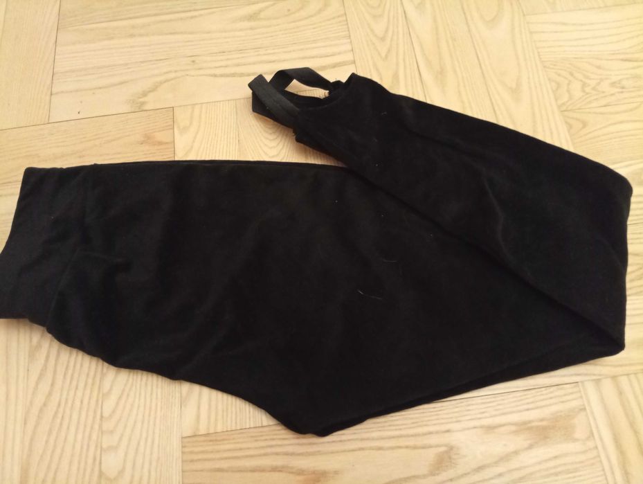 Zamszowe spodnie Nowe S