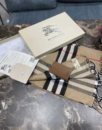 Шарф Барберри классическая клетка Burberry в подарочной упаковке