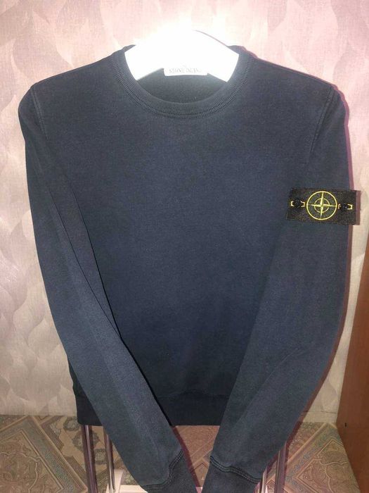 свитшот stone island синий