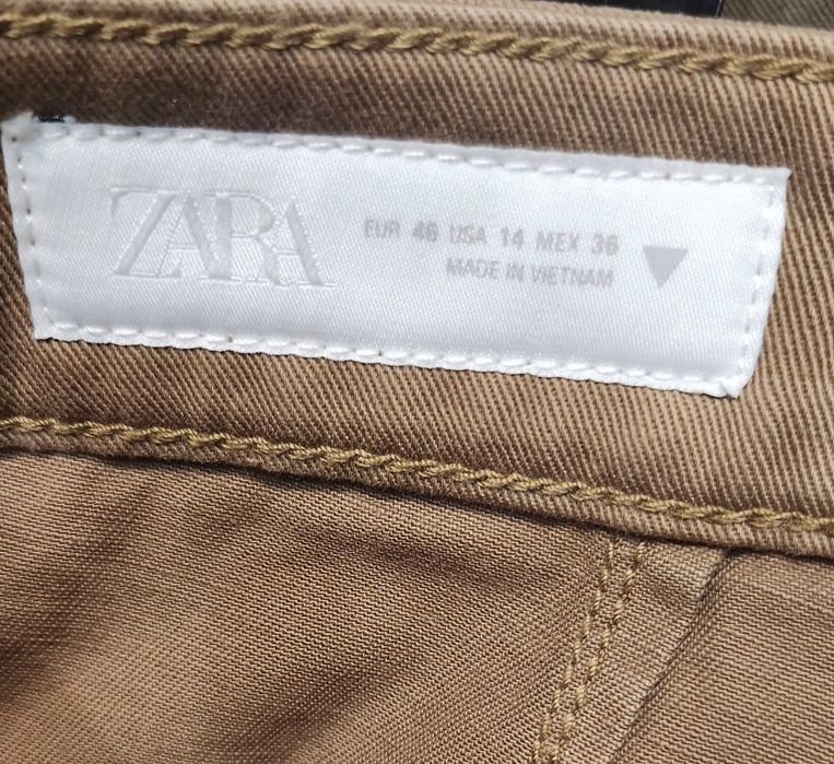 Pilnie. spodnie chinosy Zara r.46