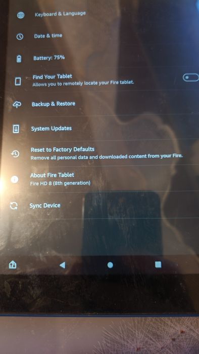 Amazon kindle fire 8