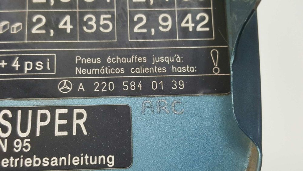TAMPA DE COMBUSTÍVEL MERCEDES CLASE S (W220) BERLINA 500 (220.075)