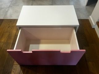 Komoda IKEA biało-różowe