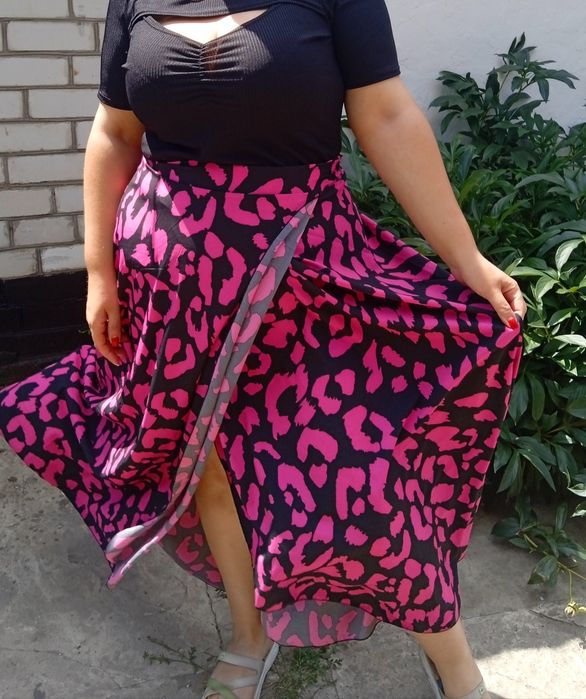 Юбка на запах большой размер