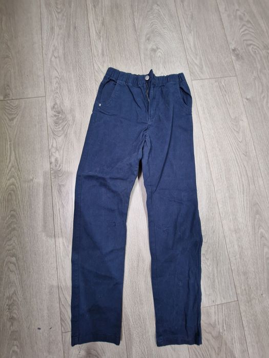 Granatowe spodnie sinsey 152cm