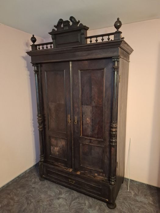 Szafa ubraniowa eklektyczna (przełom 19-20 wiek antyk)