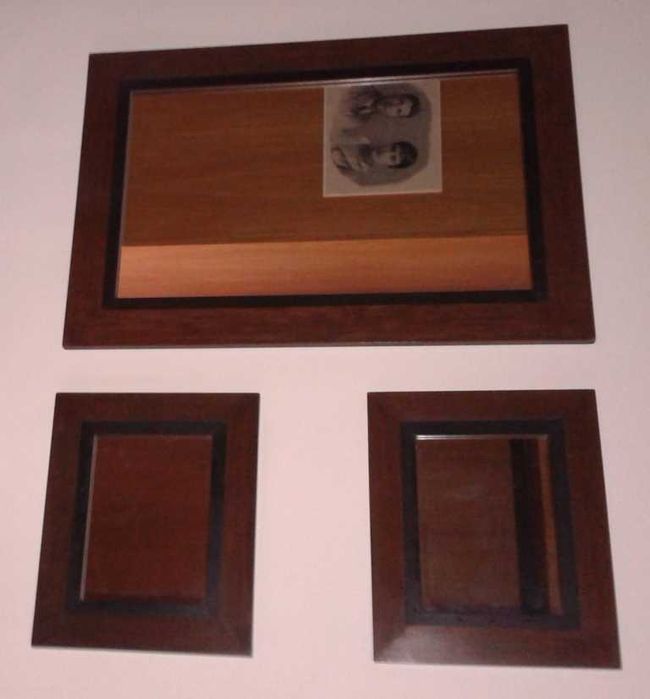 Conjunto três espelhos de parede