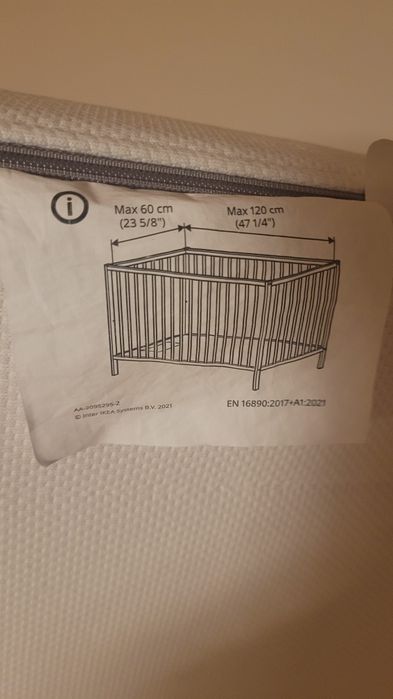 Łóżeczko dziecięce 125x70 + materac | Stan bardzo dobry