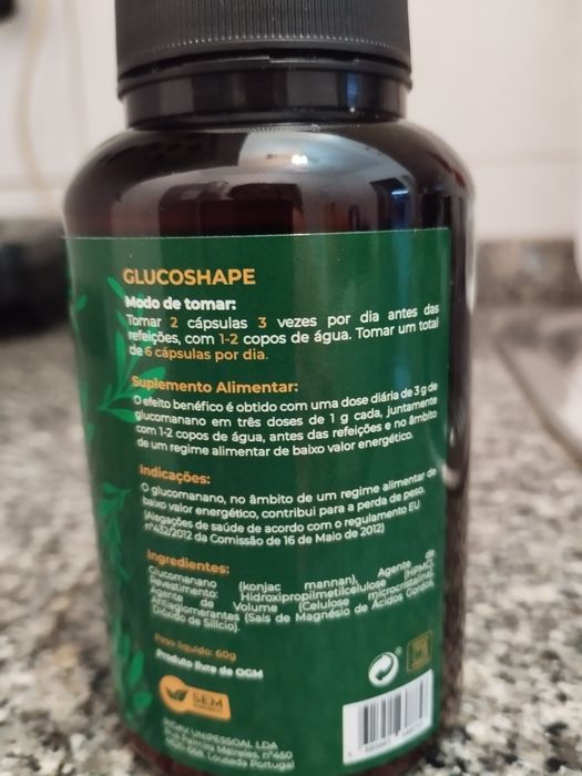 Suplemento (Glucoshape) efeito balão