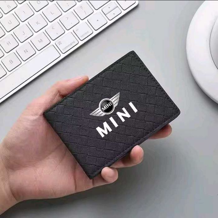 Гаманець mini cooper із замші для прав, документів і карт!