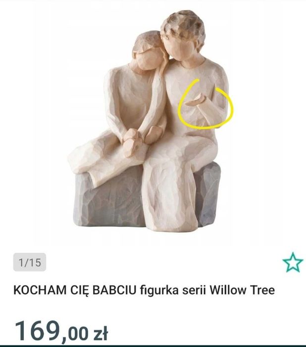 KOCHAM CIĘ BABCIU figurka serii Willow Tree