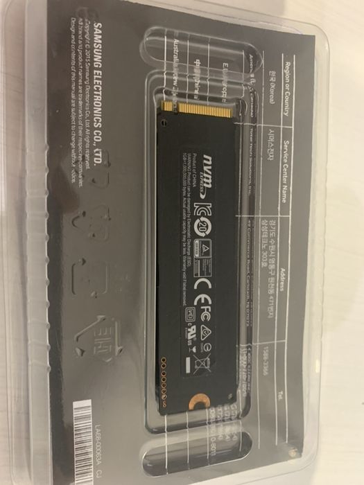 Продам практически новый SSD SAMSUNG 950 PRO M.2 512GB