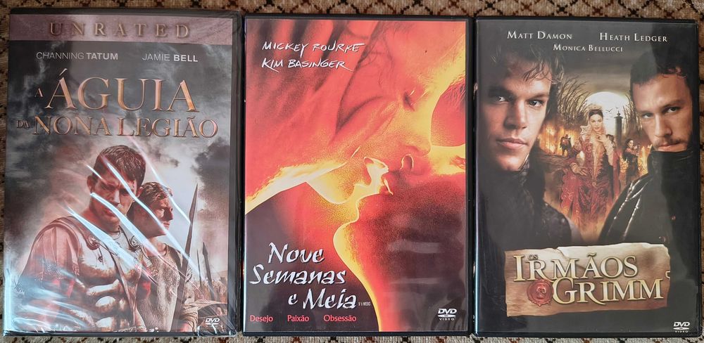 Lote Filmes DVD Originais – Clássicos de Ação, Romance e Fantasia (Como Novos) - Conjunto ou Individual