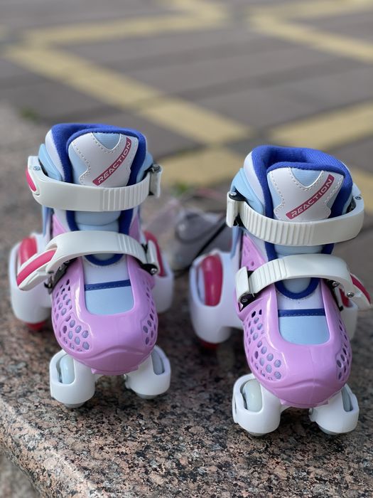 Ролики розсувні Reaction Junior Girl розмір 25-28