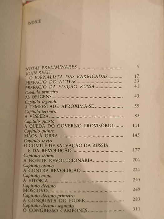 Livro "Dez Dias que Abalaram o Mundo" de John Reed