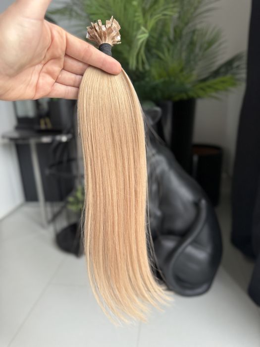 Włosy naturalne słowianskie z mini keratyną gęste mocne