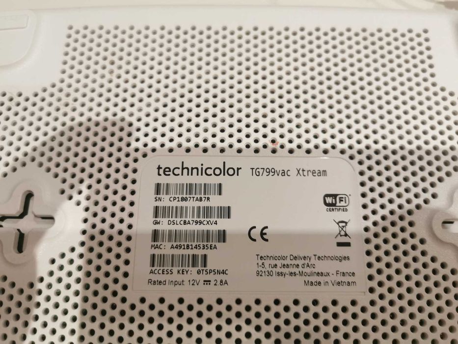 router Technicolor TG799vac