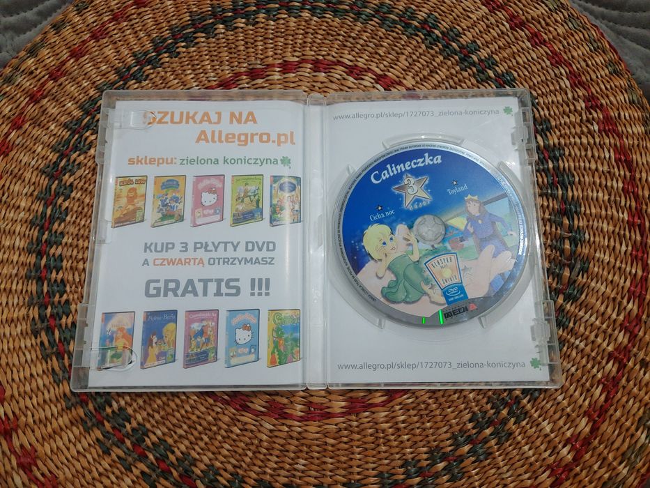 VCD z bajkami Calineczka, Cicha noc, Toyland