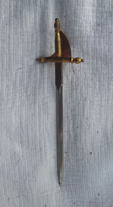 Punhal para abrir cartas antigo