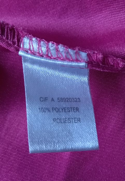 Camisa de dormir / de noite rosa fúcsia, tam S