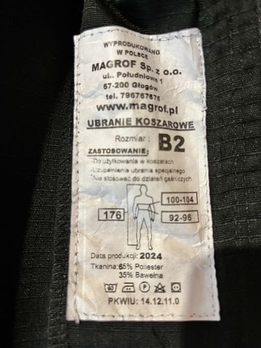 Bluza koszarowa STRAŻ RibStop B2
