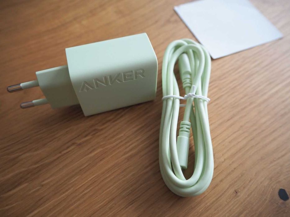 Ładowarka 20W Anker (USB-C, USB) w kolorze zielonym