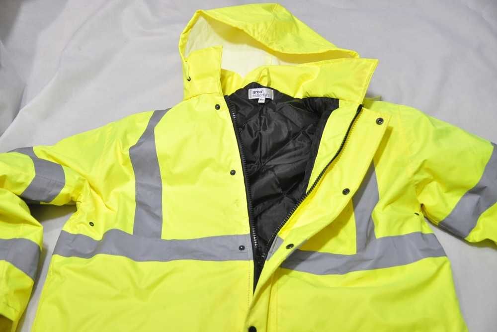 ARCO ESSENTIALS XL męska kurtka odblaski  ocieplana kaptur workwear r2v  TOCSAM