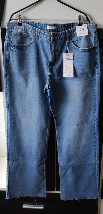 Spodnie Wide Leg 2XL 44 100% bawełna