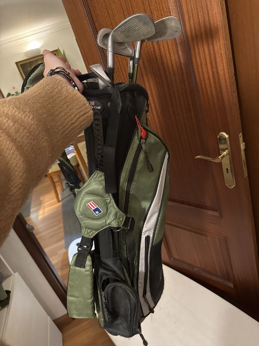 Mala de golf com tacos U.S kids Golf