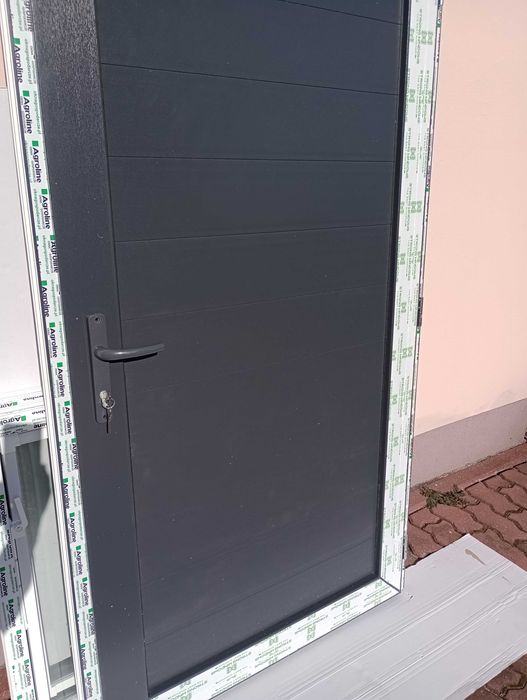 DRZWI PCV NOWE szer.do 100-wys.do 195 złoty dąb,antracyt,techniczne
