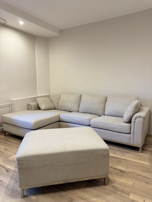 Sofa/narożnik beżowy Beliani Oslo