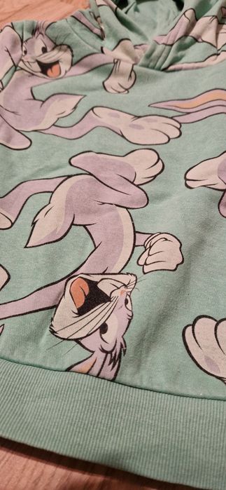 Bluza h&m r.98/104 królik Bugs