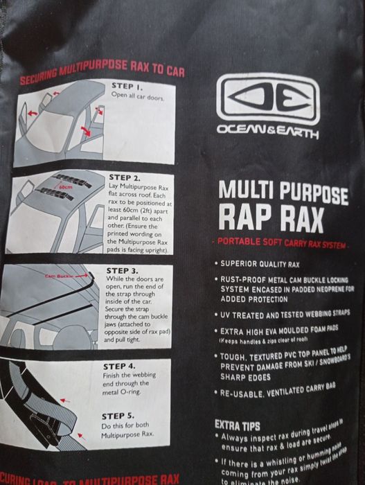 Barras de tejadilho para acessorios